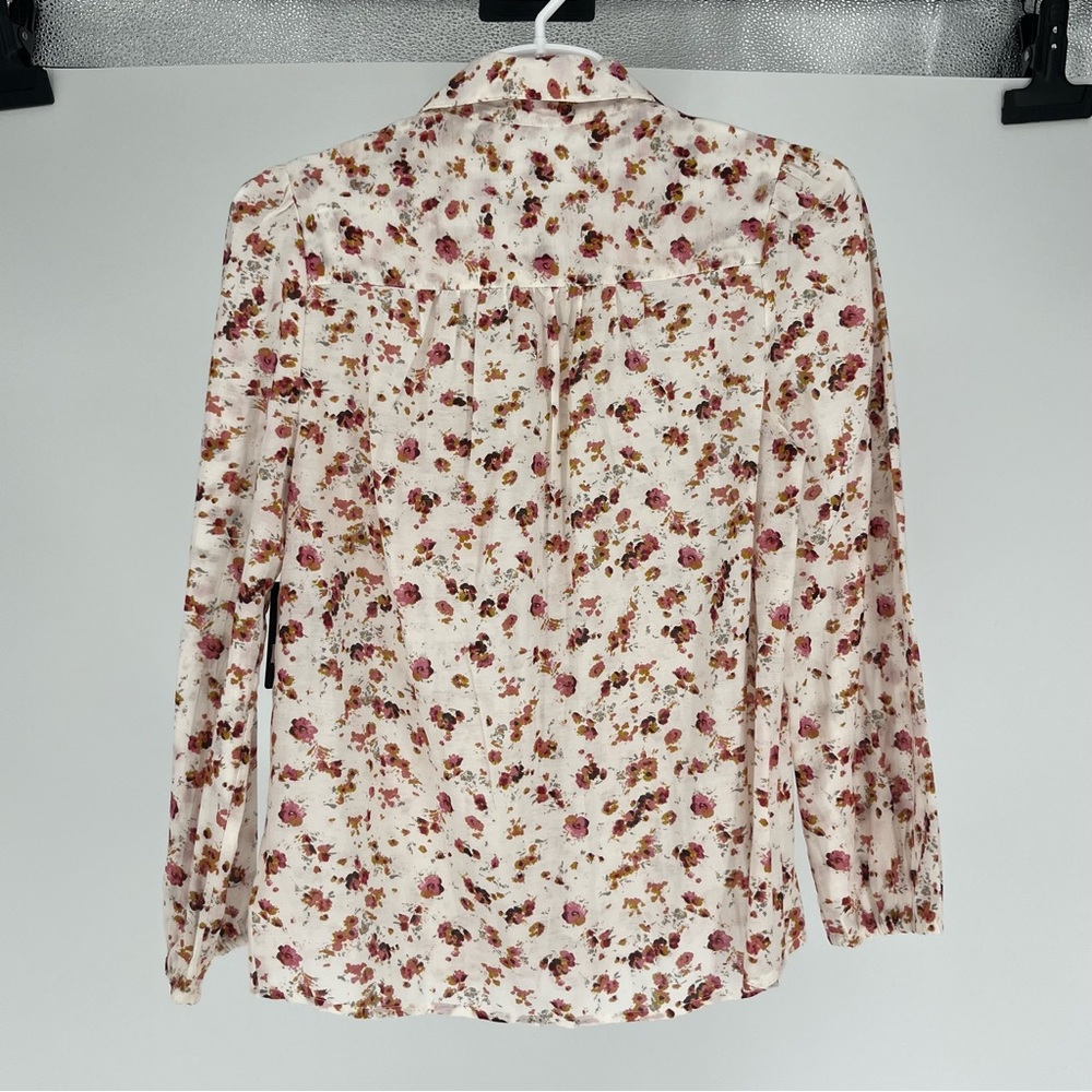 LUCKY BRAND NWT WOMEN’S LONG SLEEVE BUTTON UP SHIRT ONE POCKET POET SHIRT - Picture 5 of 13